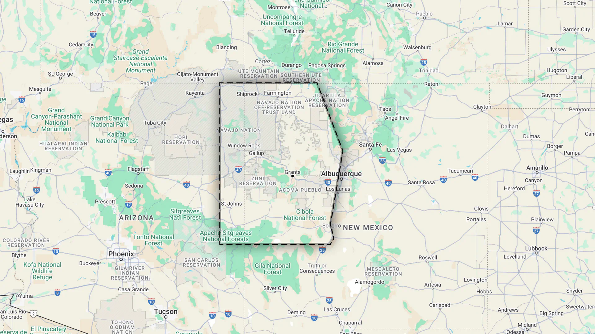 Coyote Drilling Inc Full Width Map